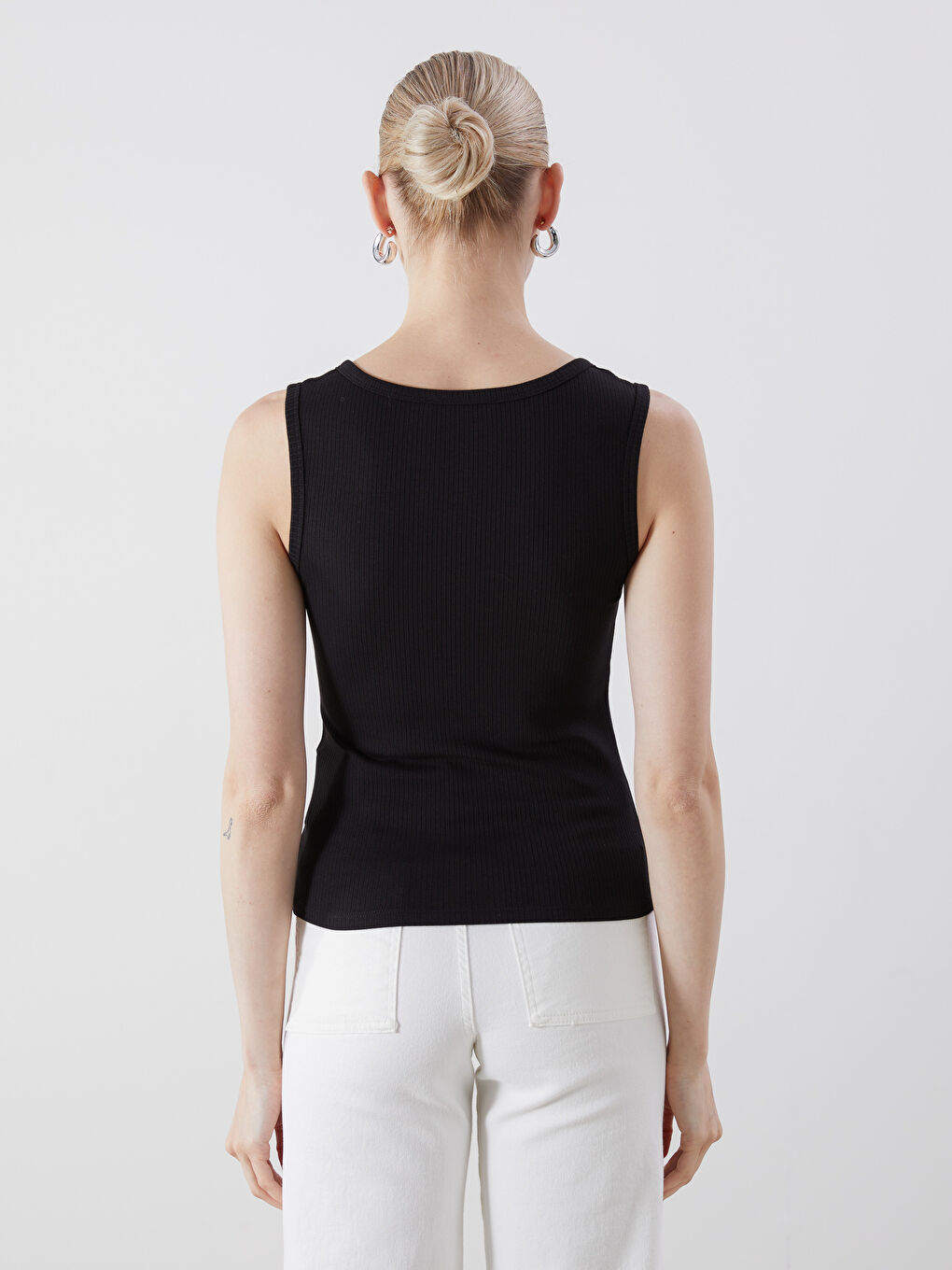 LCW Vision U Neck Women's Tank Top -S5Q422Z8-CVL