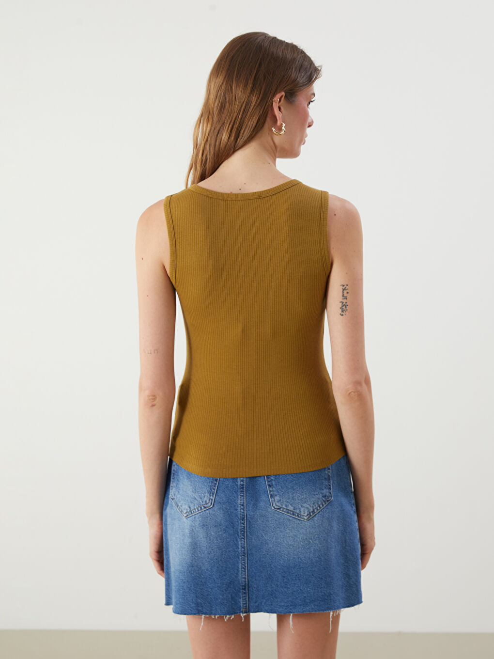 LCW Vision U Neck Women's Tank Top -S5Q422Z8-H9E