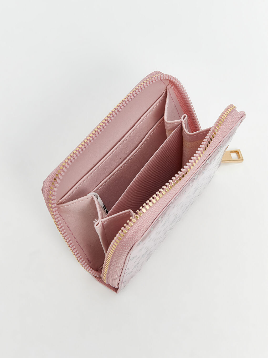 LCW ACCESSORIES Pembe Yıldız Desenli Kız Çocuk Cüzdan ve Anahtarlık - 3