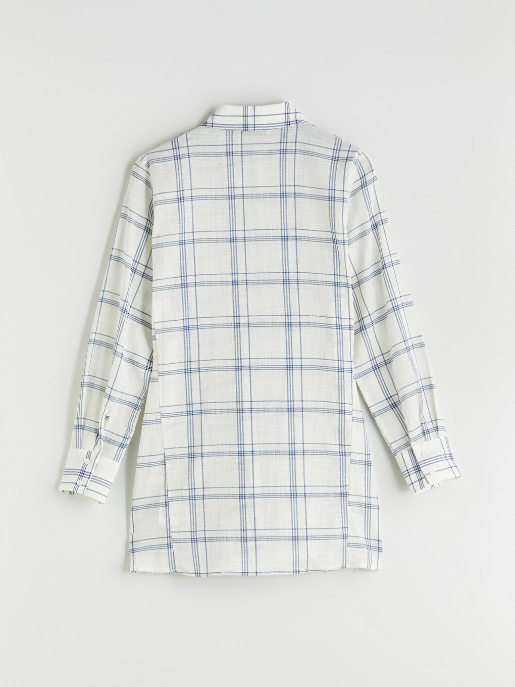 LCWAIKIKI Classic Plaid Women's Shirt Tunic -S5Q453Z8-LN6