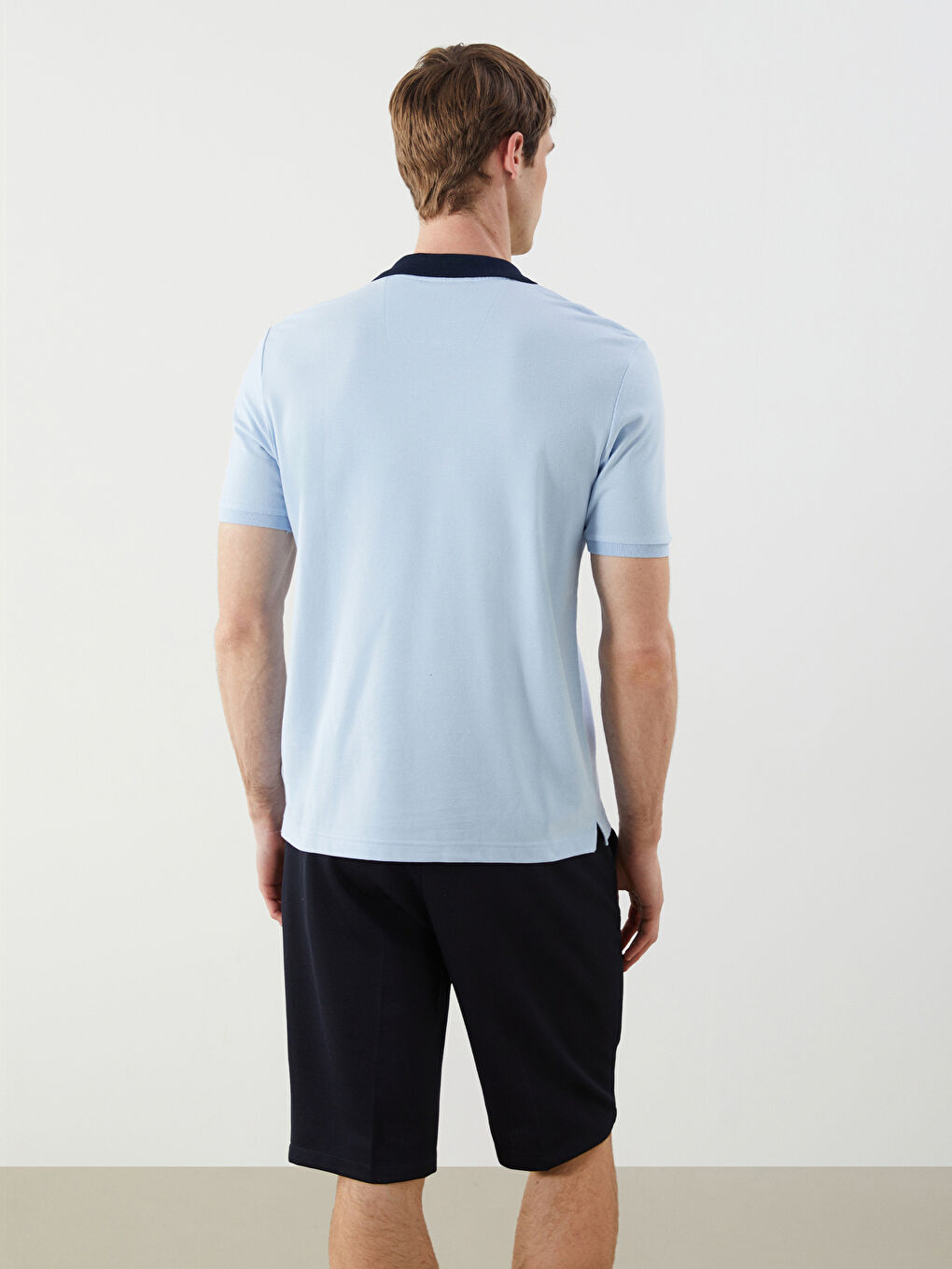 SOUTHBLUE Polo Neck Pique Men's T-Shirt -S5Q479Z8-QJH