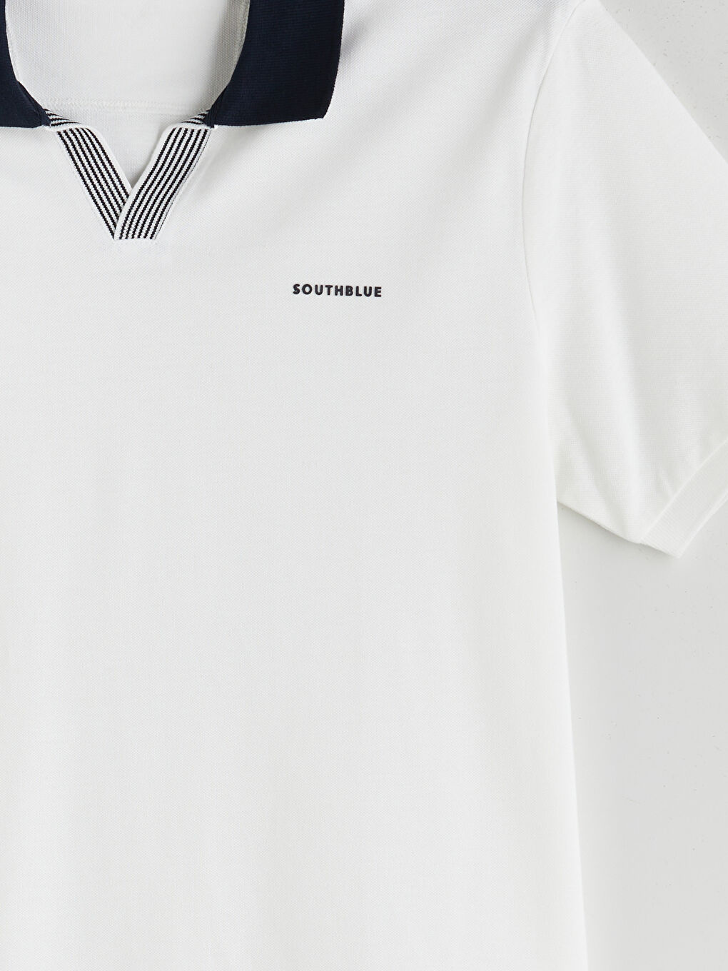 SOUTHBLUE Polo Neck Pique Men's T-Shirt -S5Q479Z8-R9J