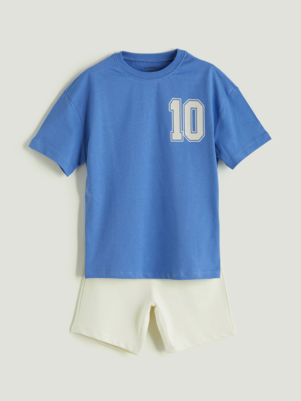 Printed Boys' T-Shirt and Shorts 2 Pack -S5Q489Z1-K6M