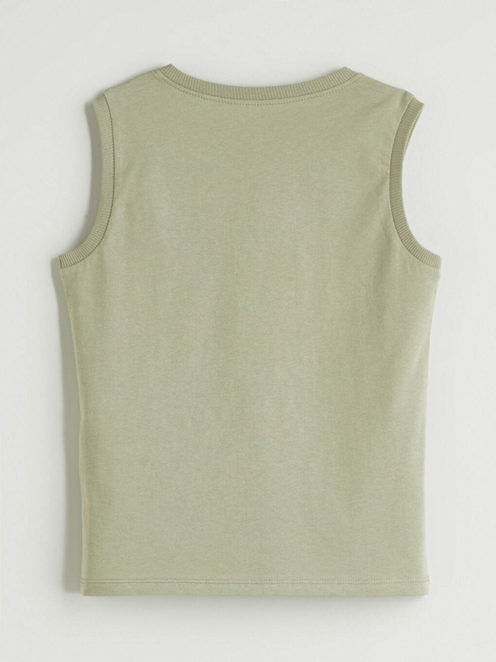 Yeşil Bisiklet Yaka Baskılı Erkek Çocuk Atlet-2