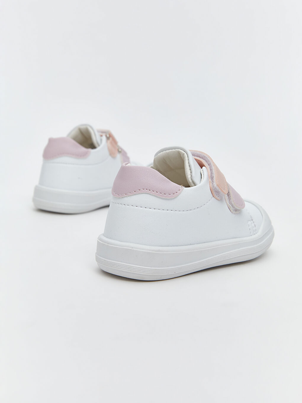 Beyaz Cırt Cırtlı Kız Bebek İlk Adım Ayakkabısı-4