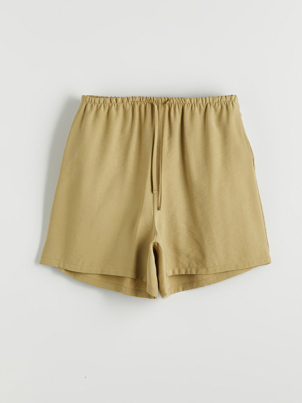 Women's Elasticated Waist Modal Blend Shorts -S5Q515Z8-CTA