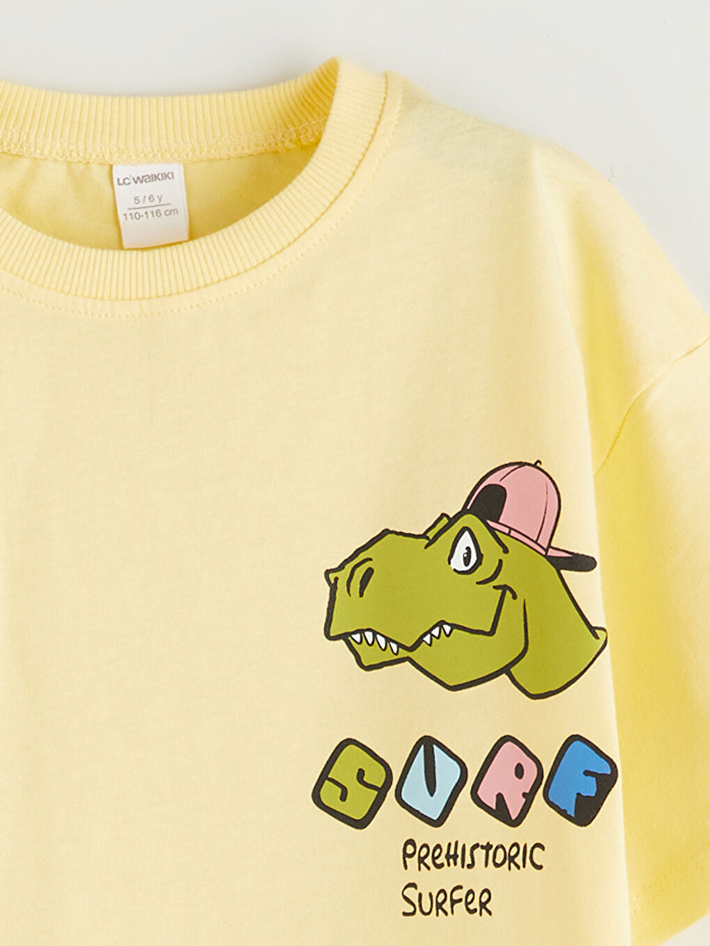 Crew Neck Printed Boy's T-Shirt -S5Q527Z1-FRE