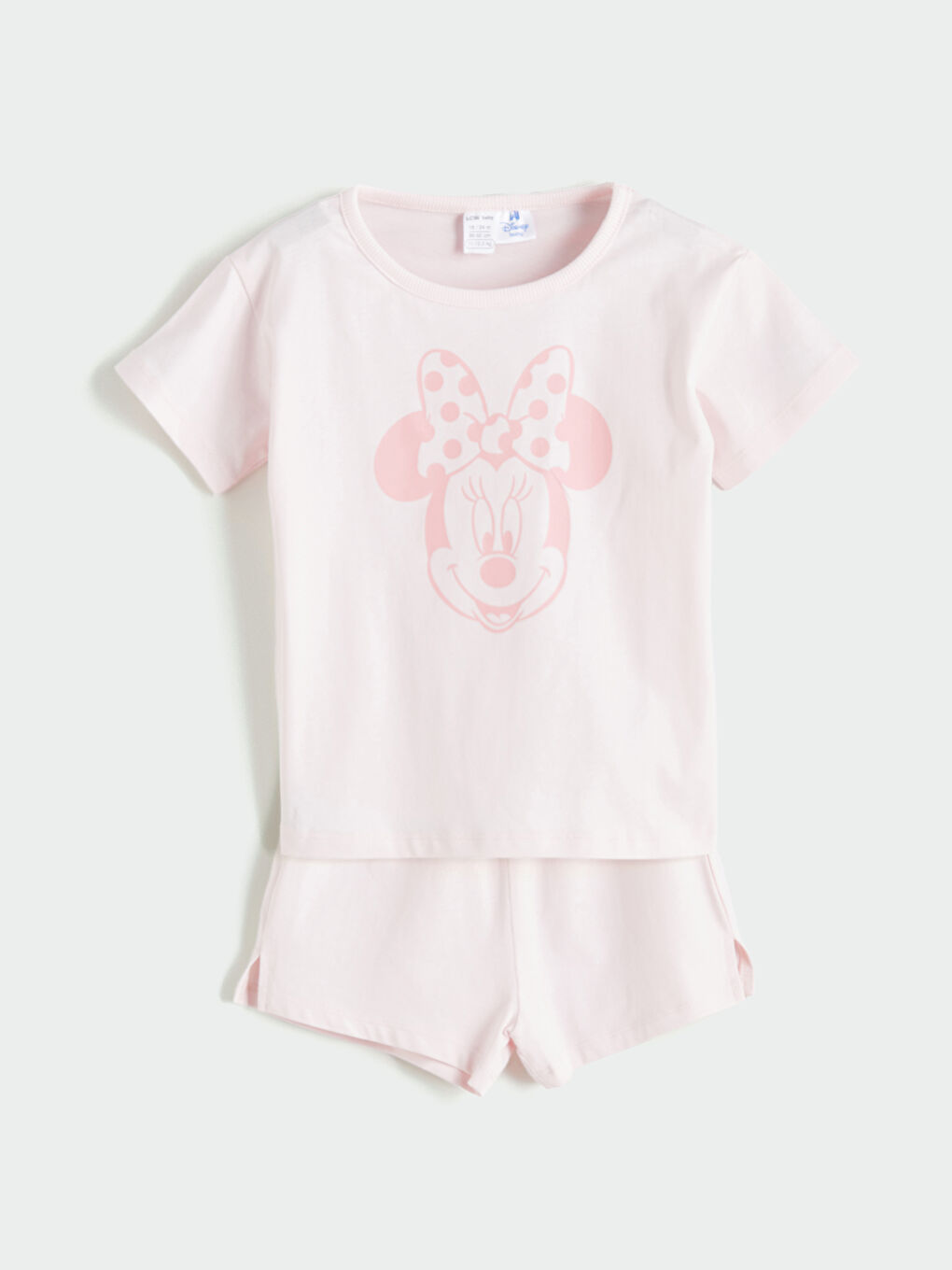 Minnie Mouse Printed Baby Girls' T-Shirt and Shorts 2 Pack -S5Q550Z1-G7Z