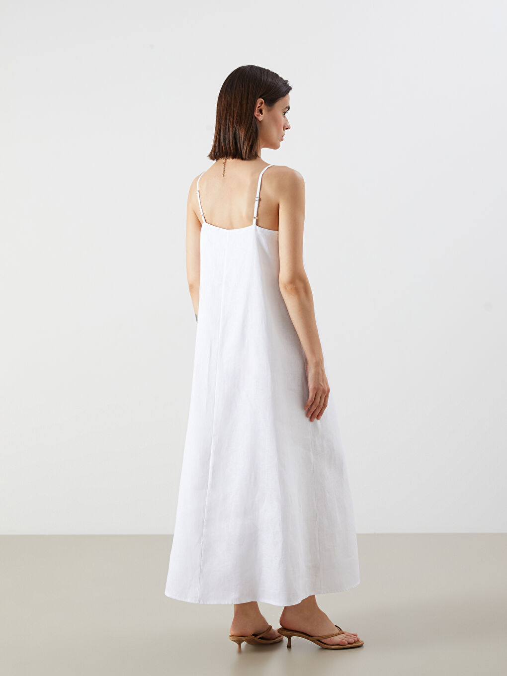 LCW Vision Woman ECRU Dress -S5Q558Z8-R9J