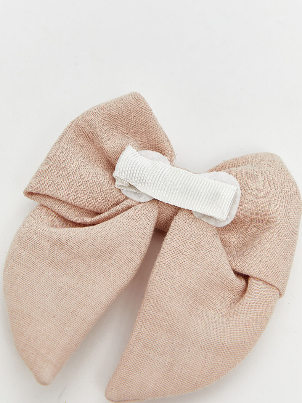 Bej Fiyonk Detaylı Kız Bebek Toka-2