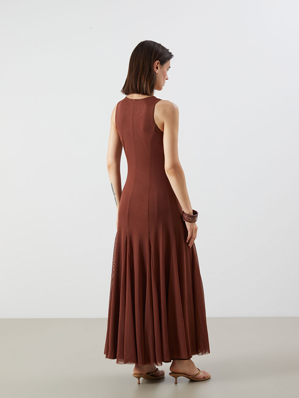 Woman BROWN Dress -S5Q583Z8-HHB
