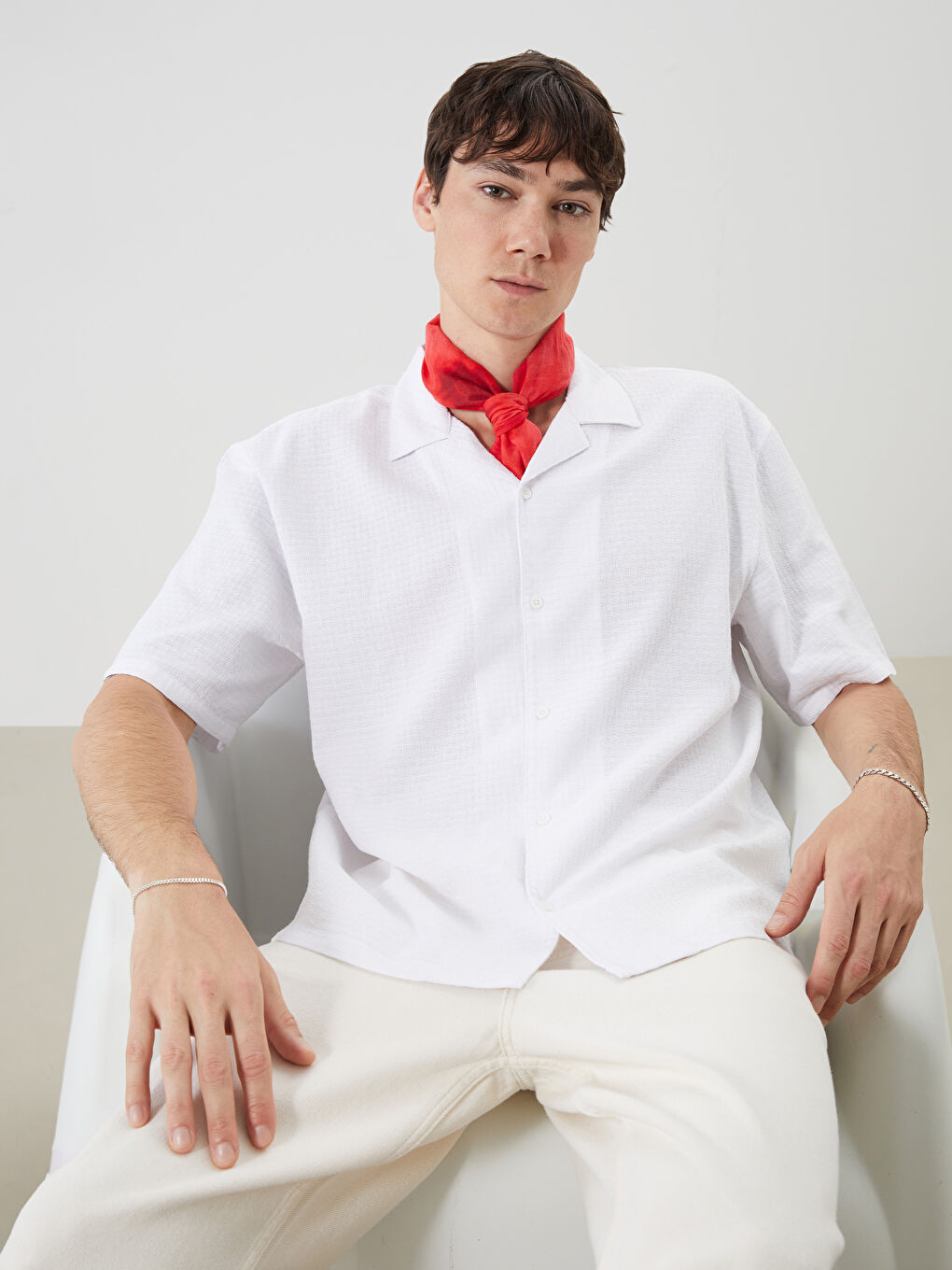 XSIDE Man WHITE Shirt -S5Q584Z8-Q6K