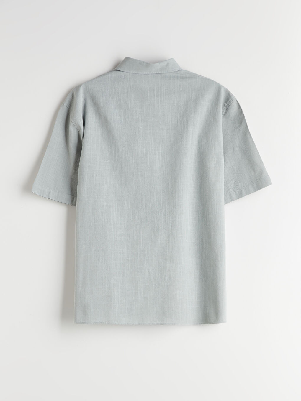 Relaxed Fit Linen Look Men's Shirt -S5Q585Z8-Z6D
