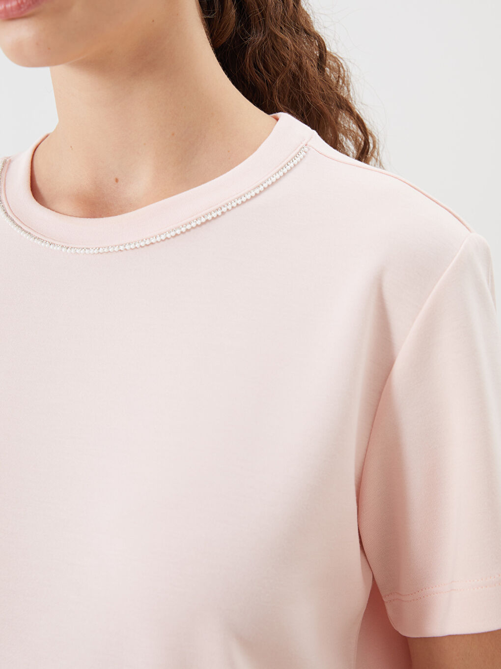 Crew Neck Women's T-Shirt -S5Q587Z8-14N