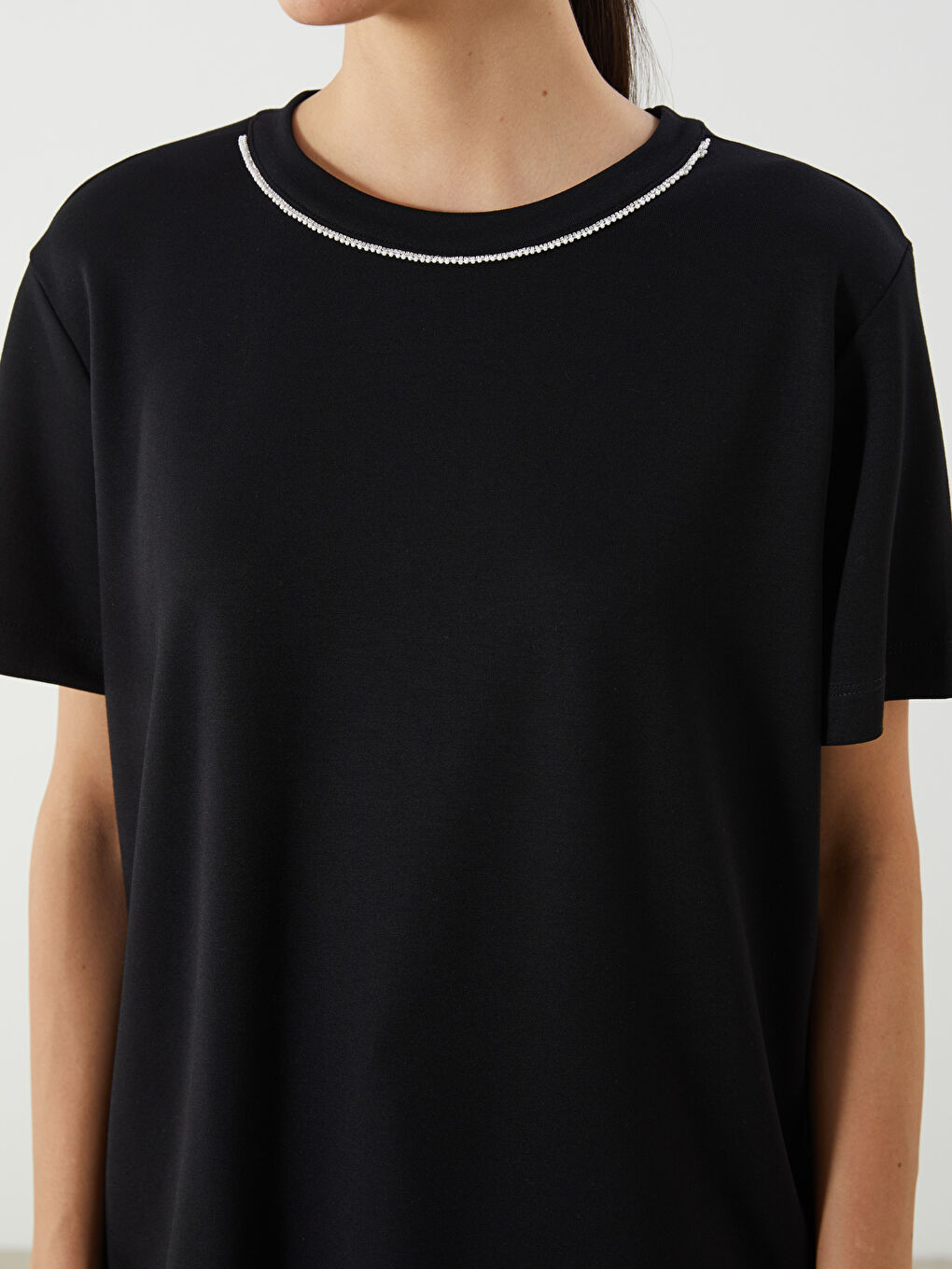 Crew Neck Women's T-Shirt -S5Q587Z8-CVL