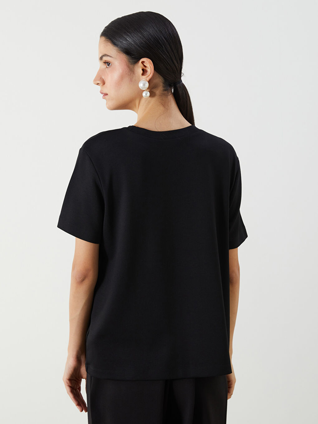 Crew Neck Women's T-Shirt -S5Q587Z8-CVL