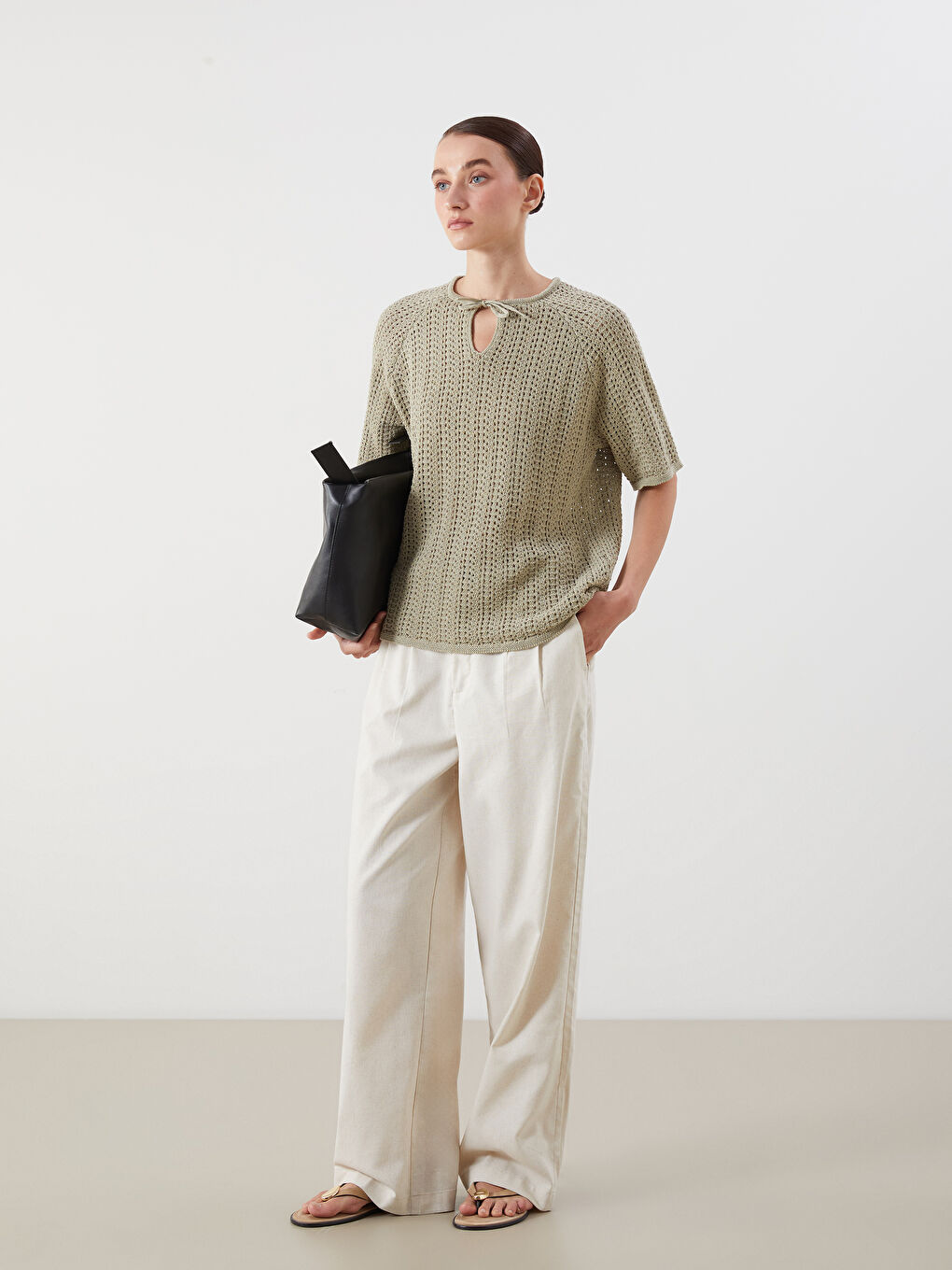 Woman GREEN Sweater -S5Q598Z8-19R