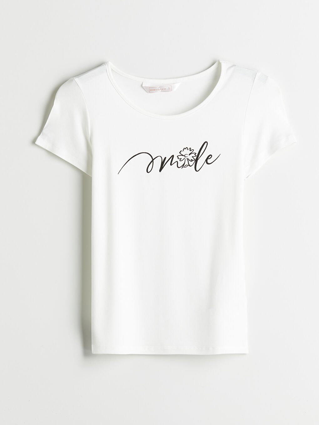 Lacivert Bisiklet Yaka Çiçekli Kadın Kaprili Pijama Takımı-5