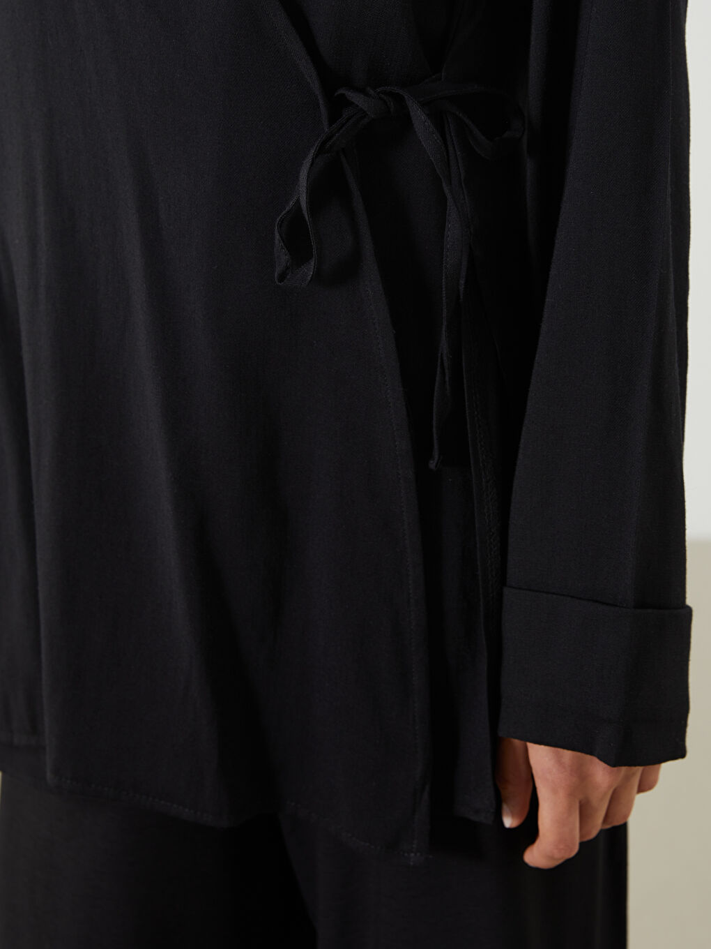 Woman BLACK Kimono -S5Q621Z8-CVL