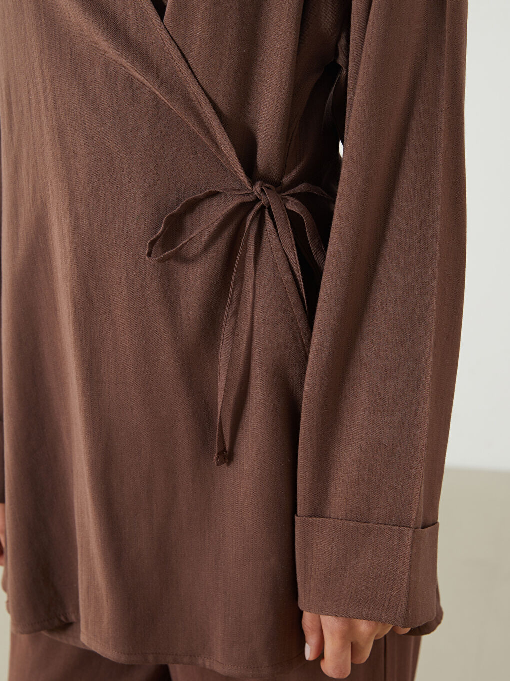 Woman BROWN Kimono -S5Q621Z8-D2N