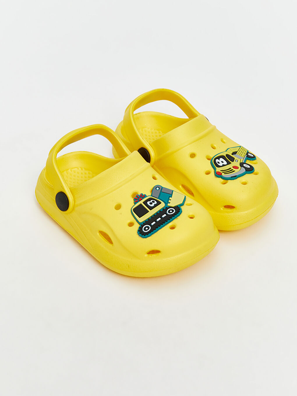 Sarı Baskılı Erkek Bebek Plaj Sandaleti