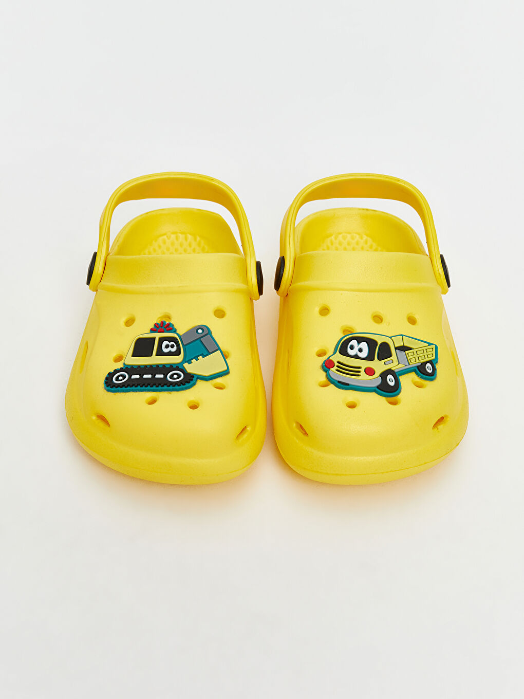 Sarı Baskılı Erkek Bebek Plaj Sandaleti-2