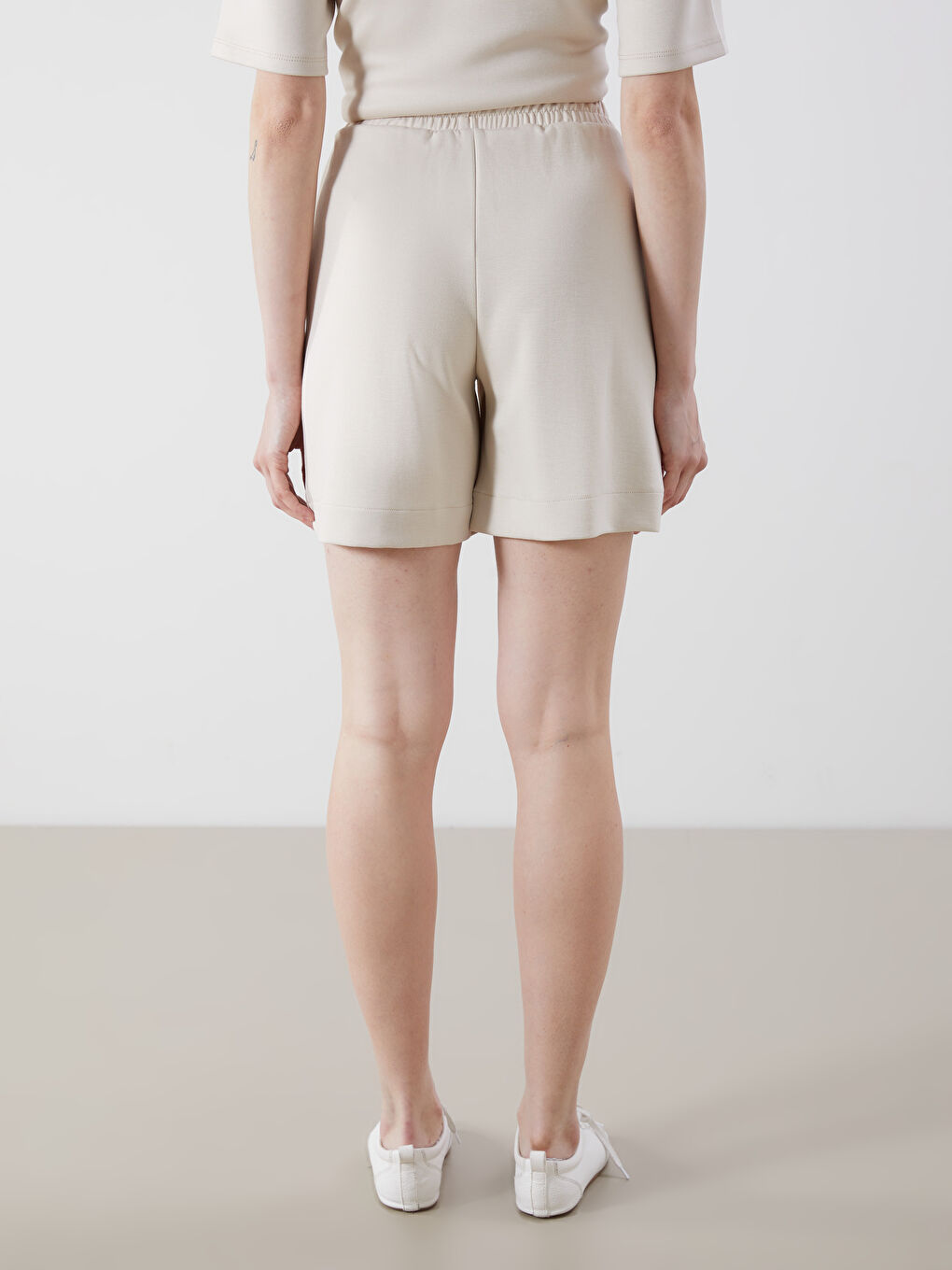 LCW Vision Elasticated Waist Women's Shorts -S5Q634Z8-QW6