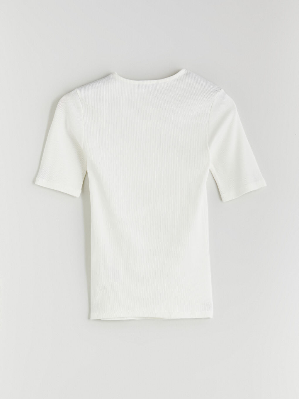 Crew Neck Textured Women's T-Shirt -S5Q641Z8-R9J