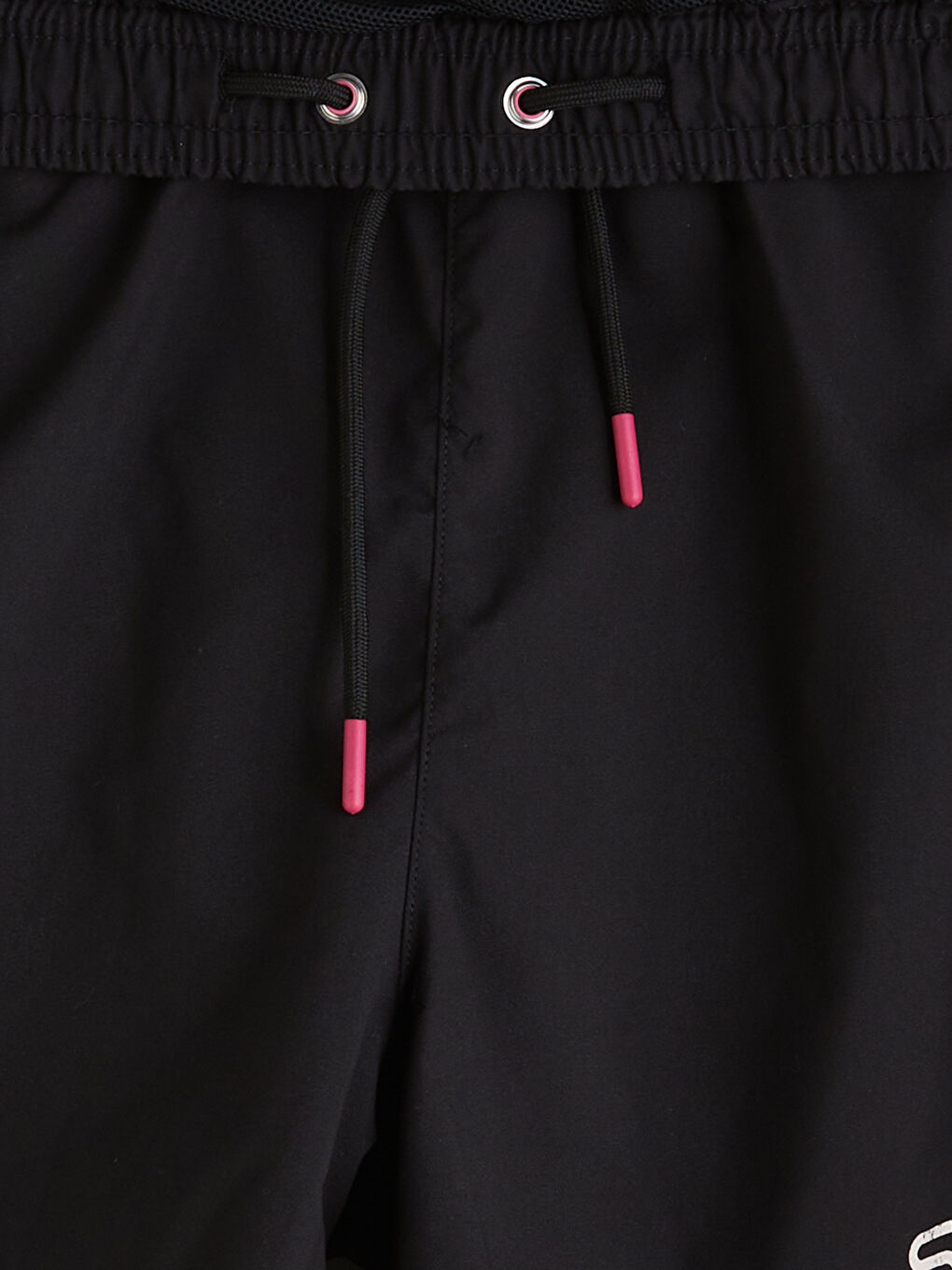 Siyah Kısa Boy Squid Game Baskılı Erkek Deniz Şortu-6