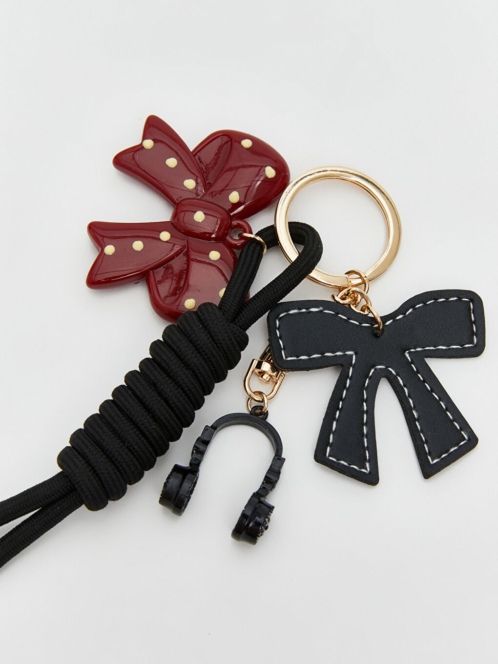 Fiyonk Detaylı Kadın Anahtarlık-1