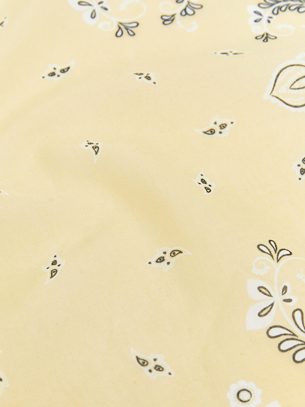 Sarı Desenli Kadın Bandana-3