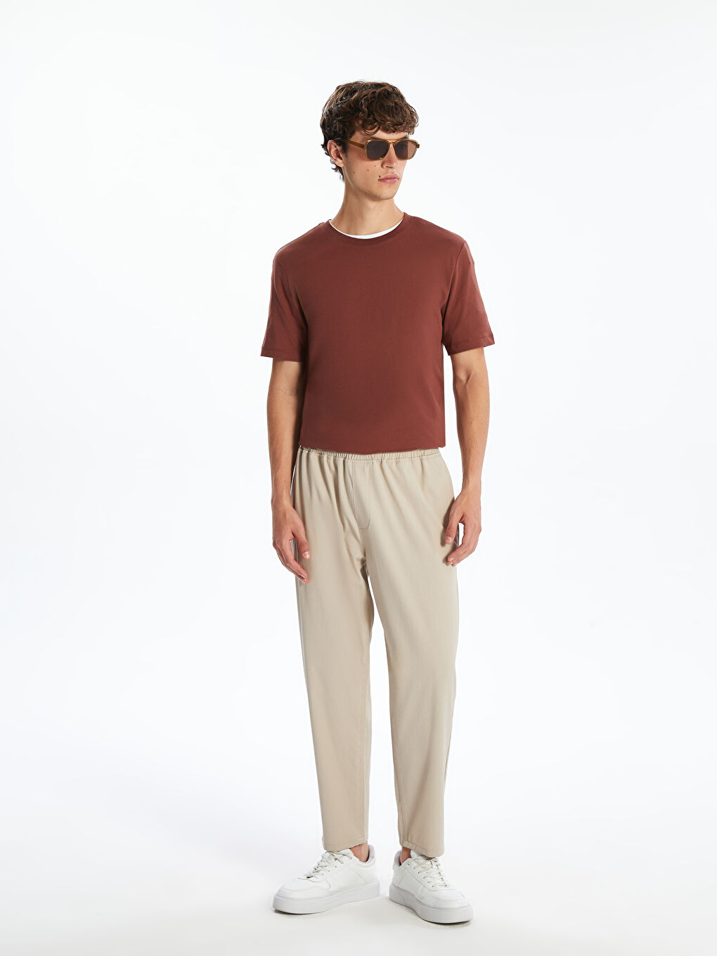XSIDE Standard Fit Dobby Fabric Men's Trousers -S5Q658Z8-HZZ