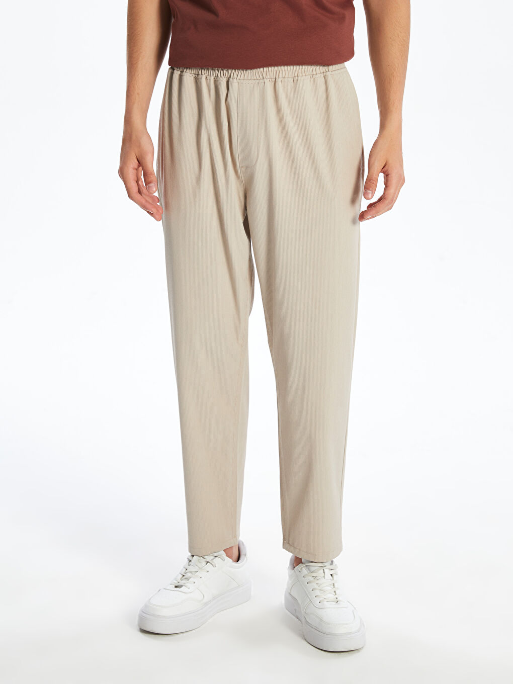 XSIDE Standard Fit Dobby Fabric Men's Trousers -S5Q658Z8-HZZ