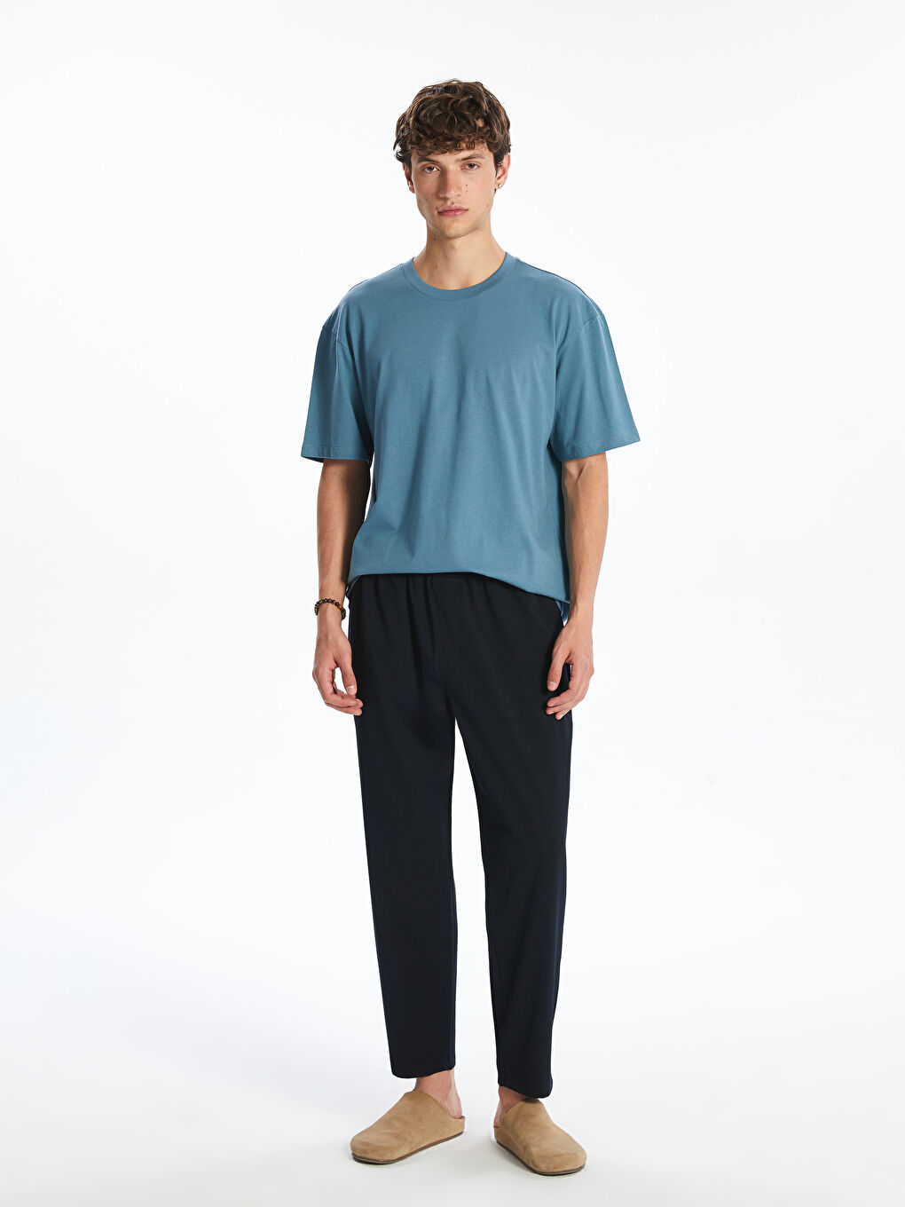 XSIDE Standard Fit Dobby Fabric Men's Trousers -S5Q658Z8-J2Y