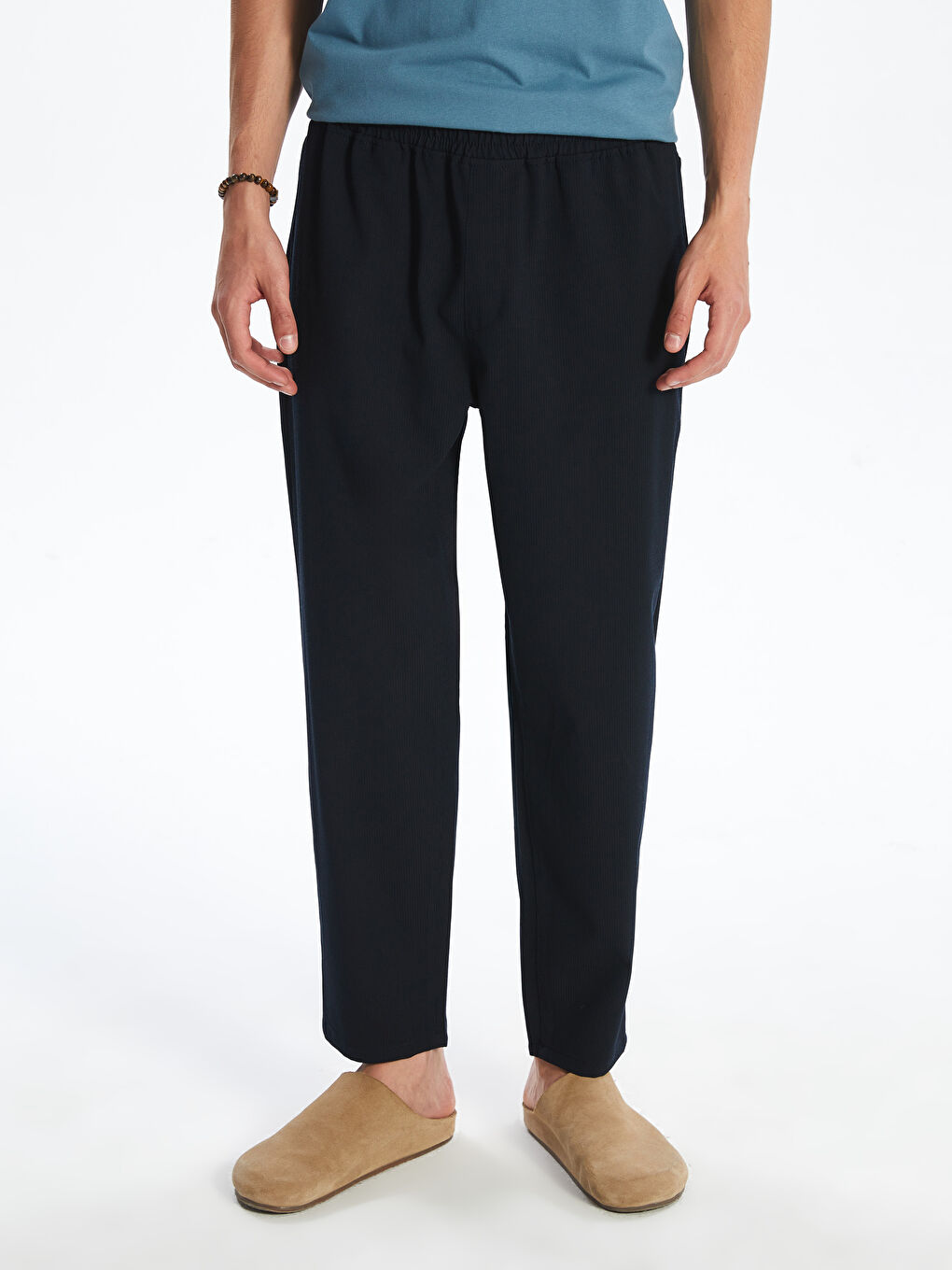 XSIDE Standard Fit Dobby Fabric Men's Trousers -S5Q658Z8-J2Y