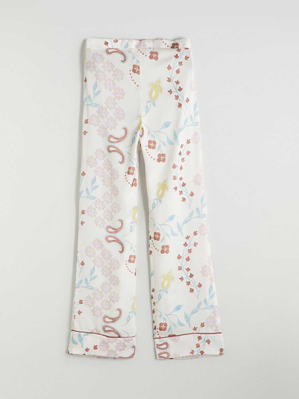 Shirt Collar Patterned Women's Pyjama Set -S5Q688Z8-LRA