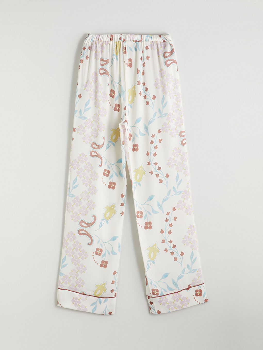 Shirt Collar Patterned Women's Pyjama Set -S5Q688Z8-LRA