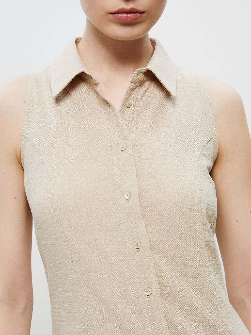 Woman BEIGE Dress -S5Q692Z8-HZZ