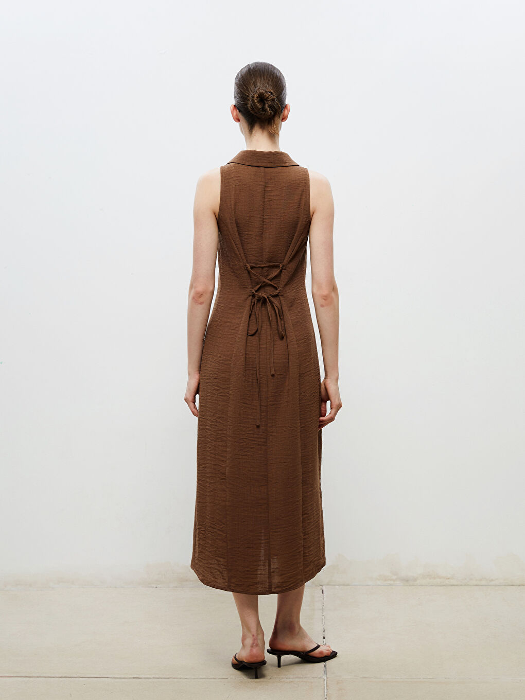 Woman BROWN Dress -S5Q692Z8-J0W