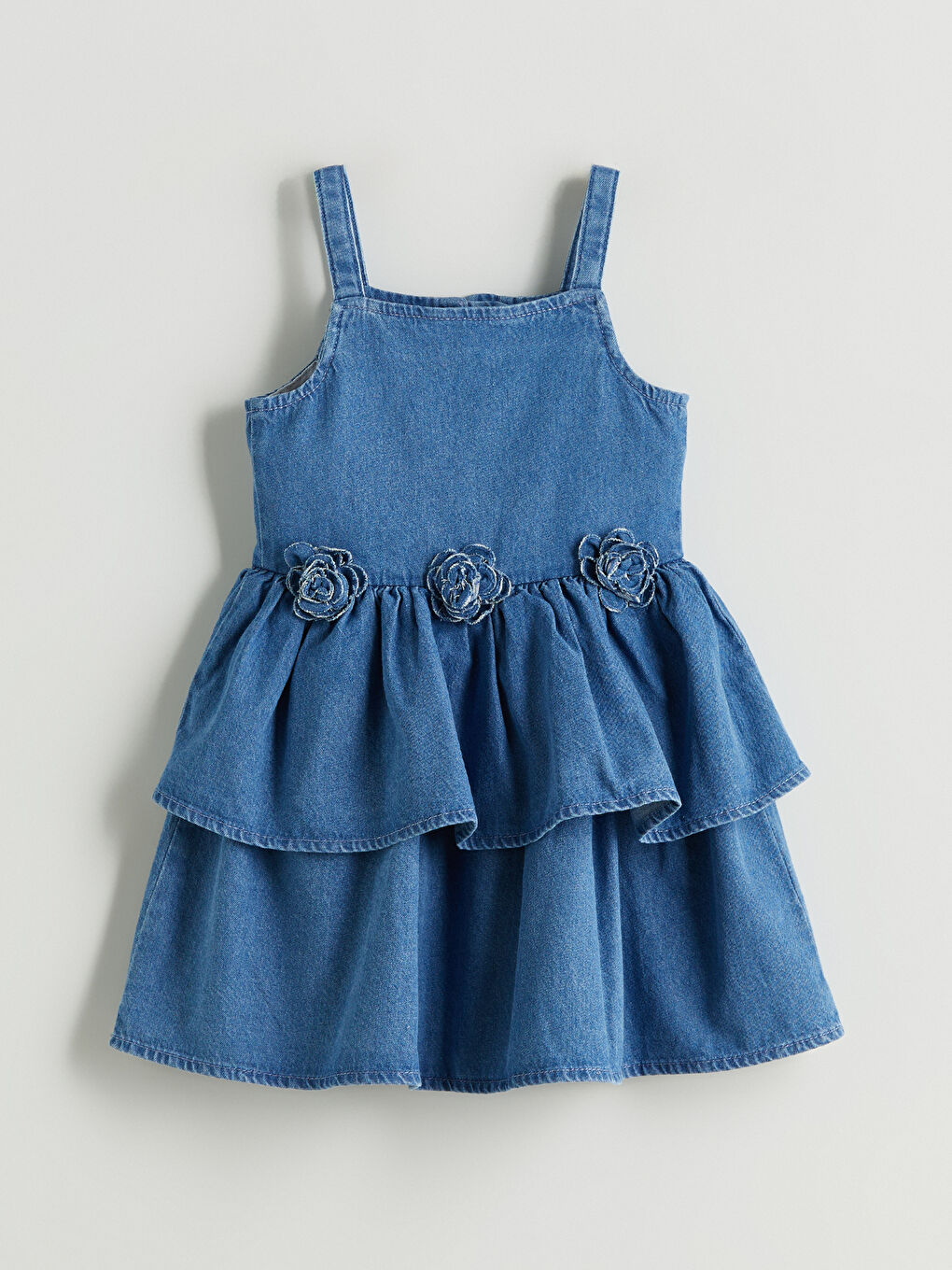 Girl INDIGO Denim Dress -S5Q693Z1-507