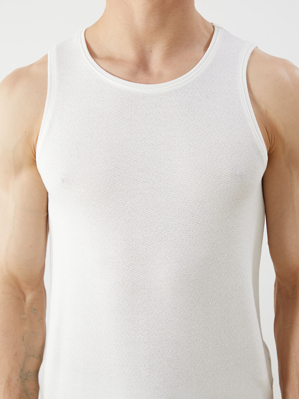 LCW Vision Crew Neck Men's Sleeveless T-Shirt -S5Q694Z8-FEF