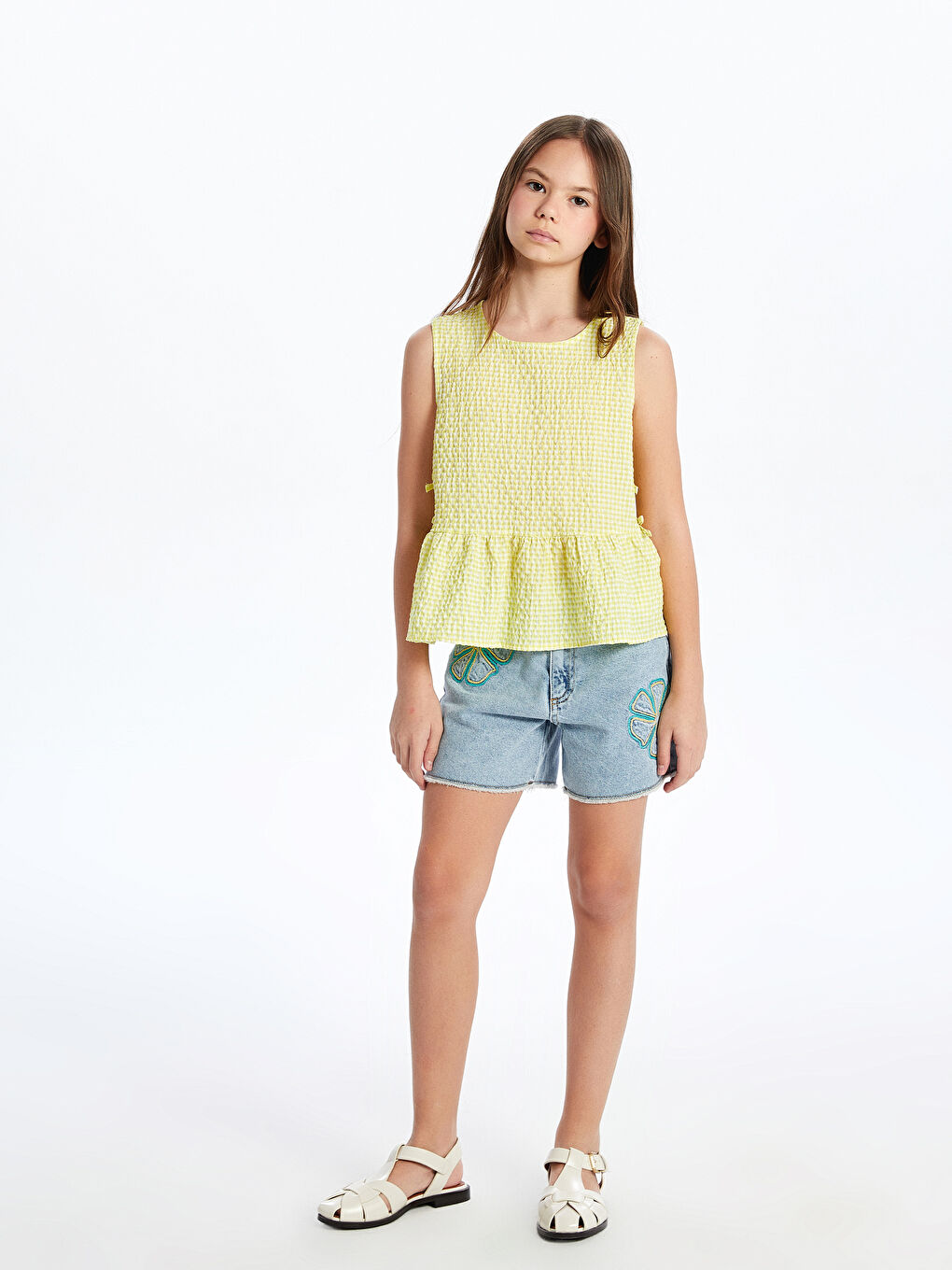 LCW Kids Girl YELLOW Blouse -S5Q700Z4-LQ2