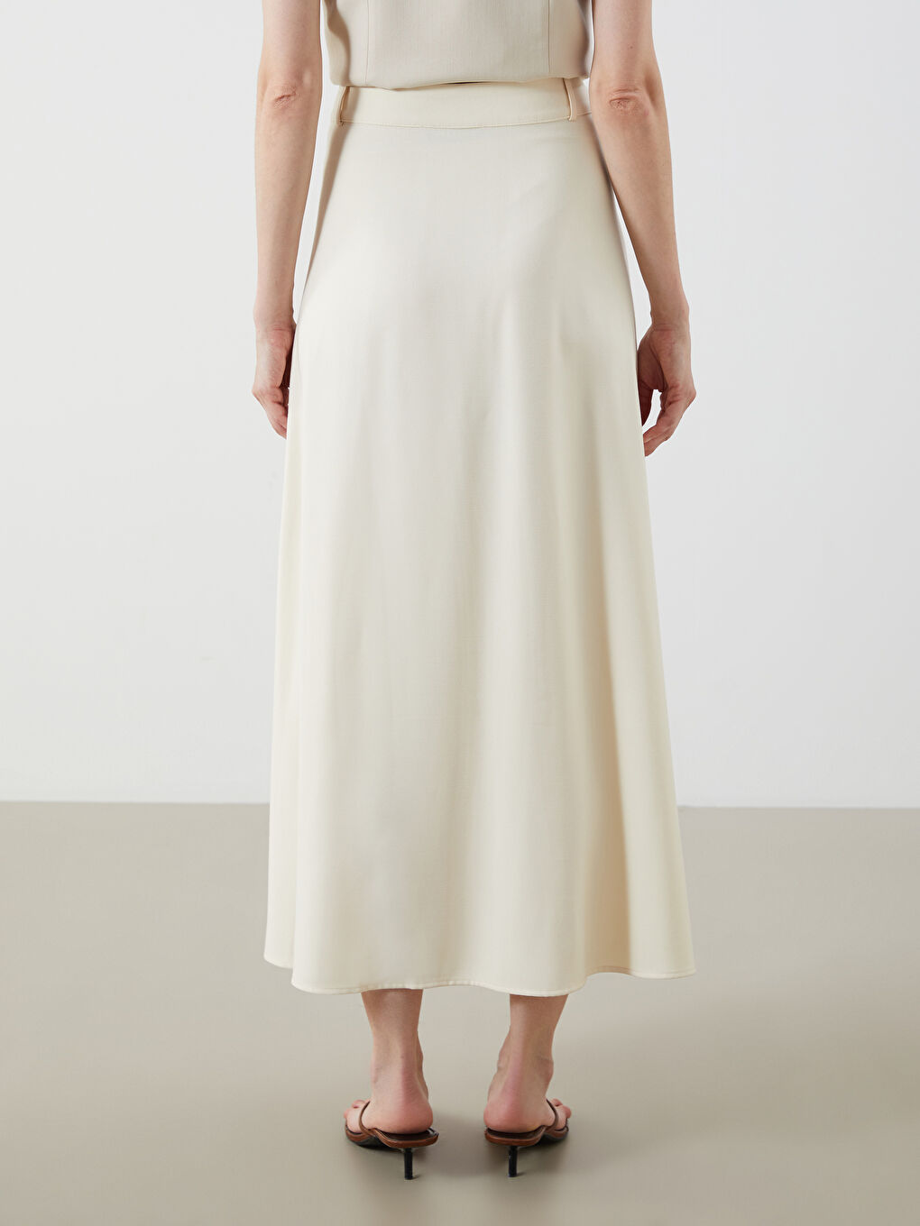 Woman BEIGE Skirt -S5Q728Z8-FQQ