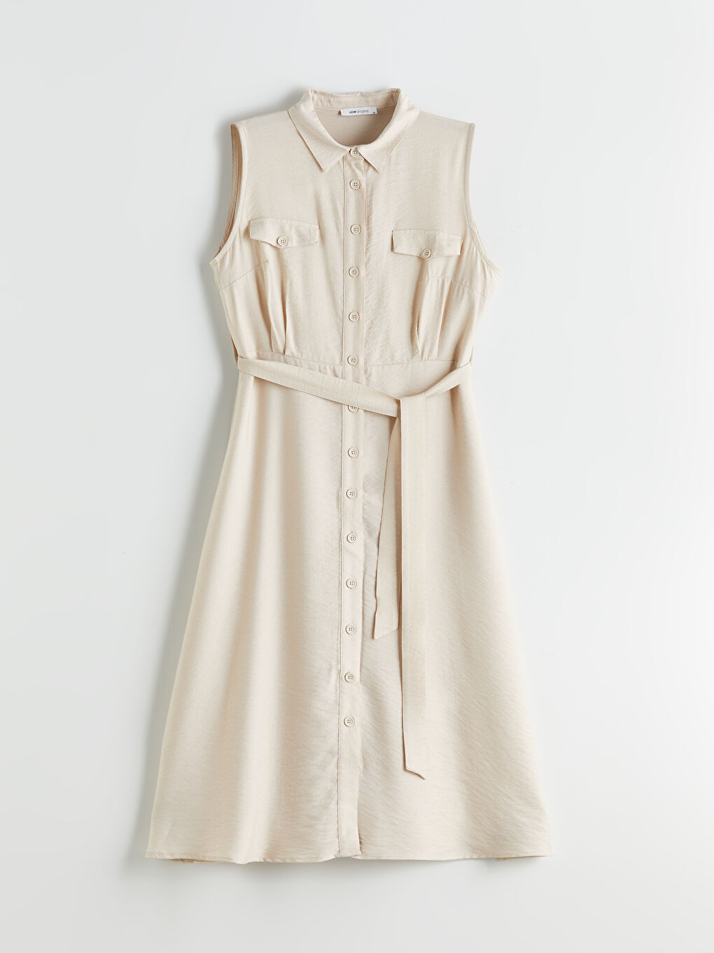 Belted Shirt Dress -S5Q732Z8-CR8