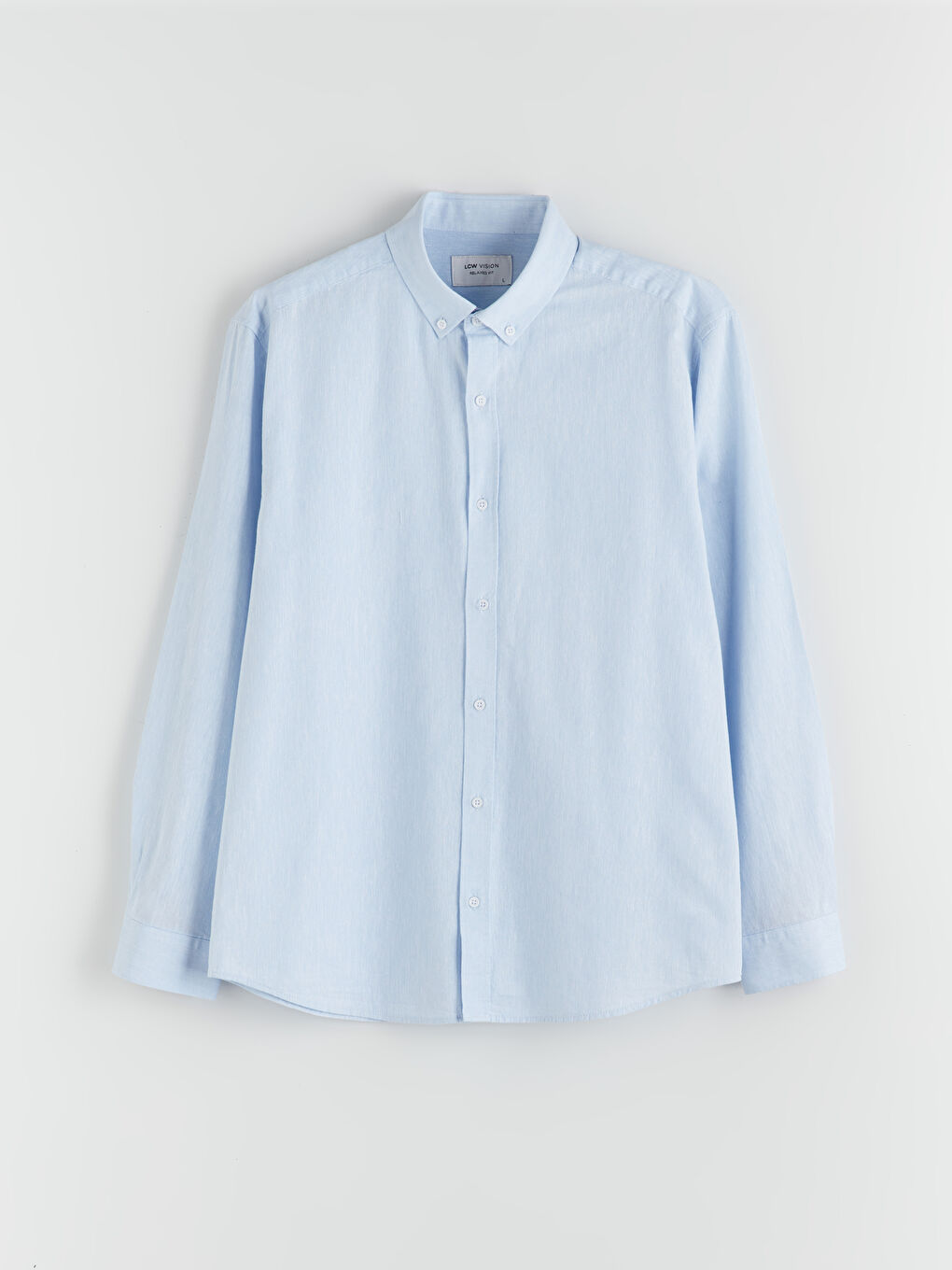 Mavi Regular Fit Uzun Kollu Keten Karışımlı Erkek Gömlek-4