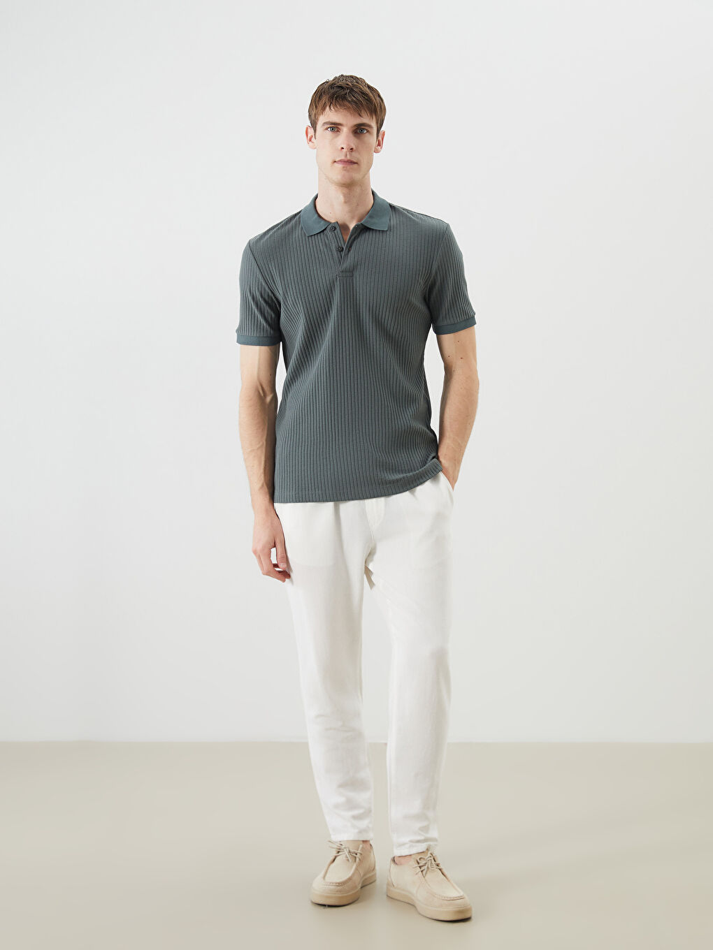 SOUTHBLUE Men's Polo Neck T-Shirt -S5Q766Z8-L1R