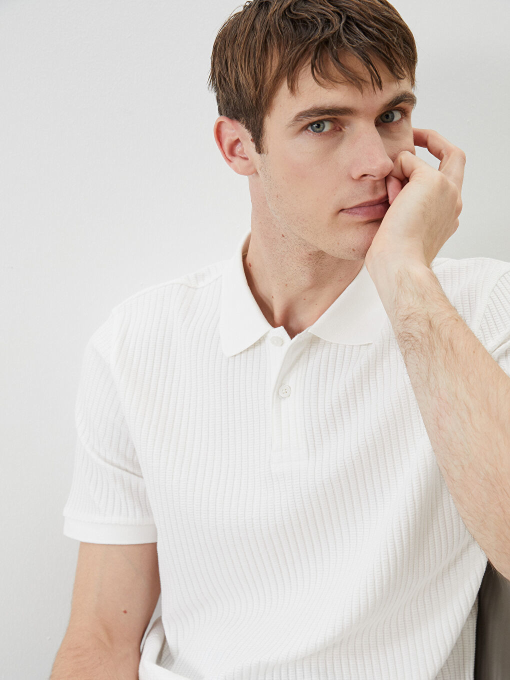 SOUTHBLUE Men's Polo Neck T-Shirt -S5Q766Z8-R9J