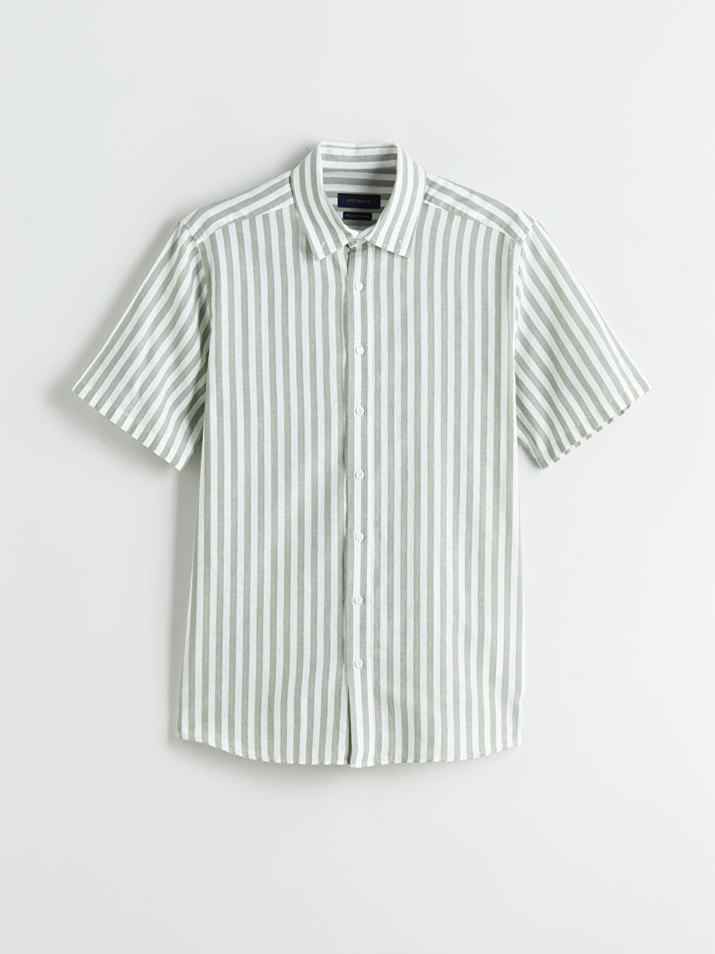 SOUTHBLUE Regular Fit Short Sleeve Striped Men's Shirt -S5Q775Z8-LRR