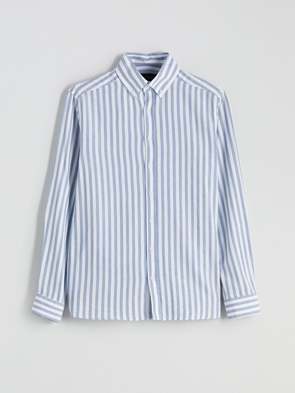 LC WAIKIKI Regular Fit Long Sleeve Striped Men's Shirt -S5Q776Z8-LEN
