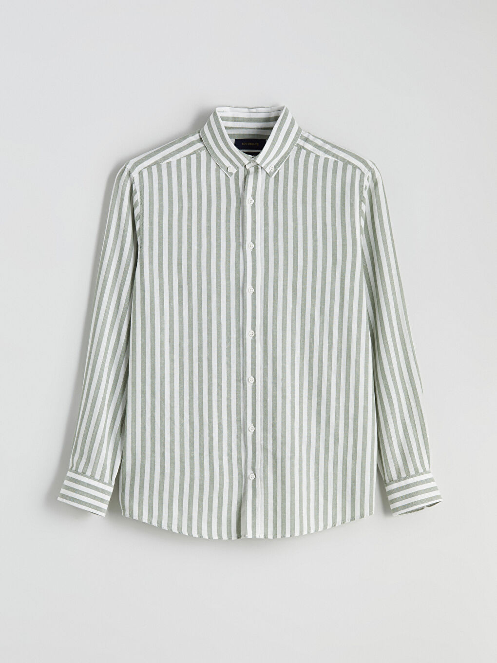 LC WAIKIKI Regular Fit Long Sleeve Striped Men's Shirt -S5Q776Z8-LFT